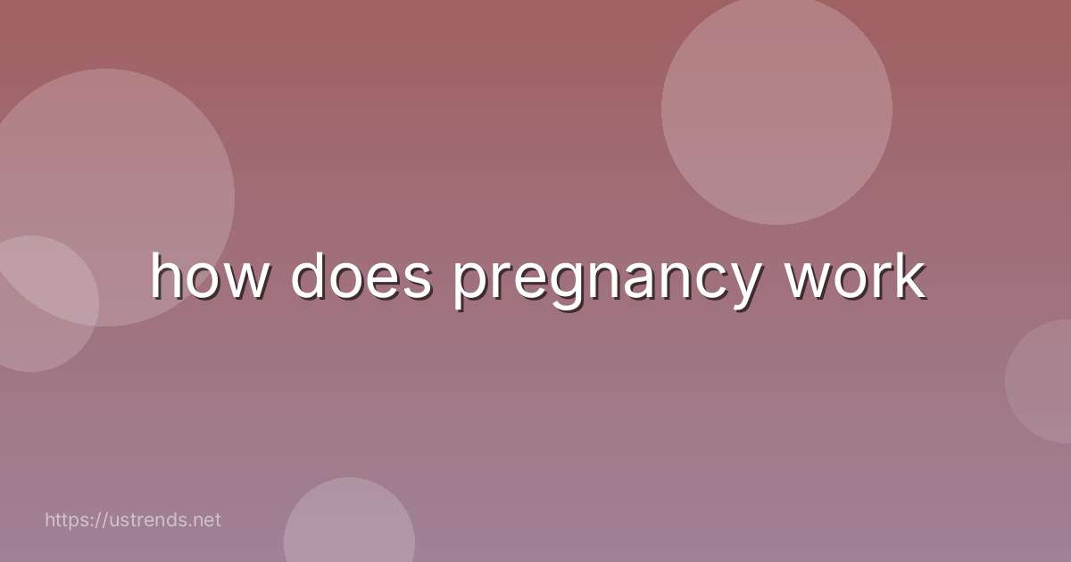 how does pregnancy work