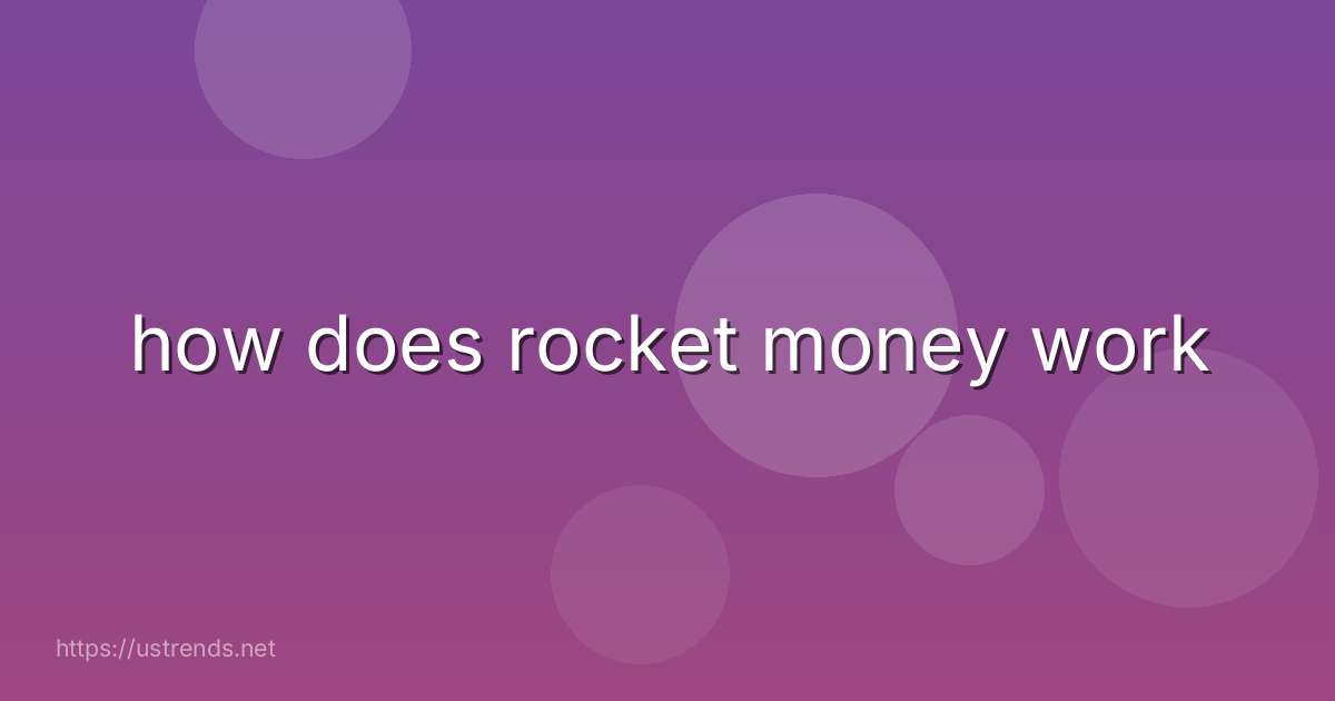 how does rocket money work