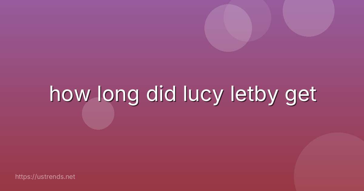 how long did lucy letby get
