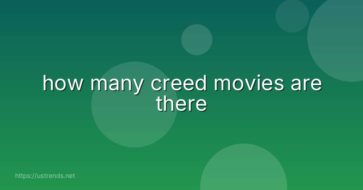 how many creed movies are there