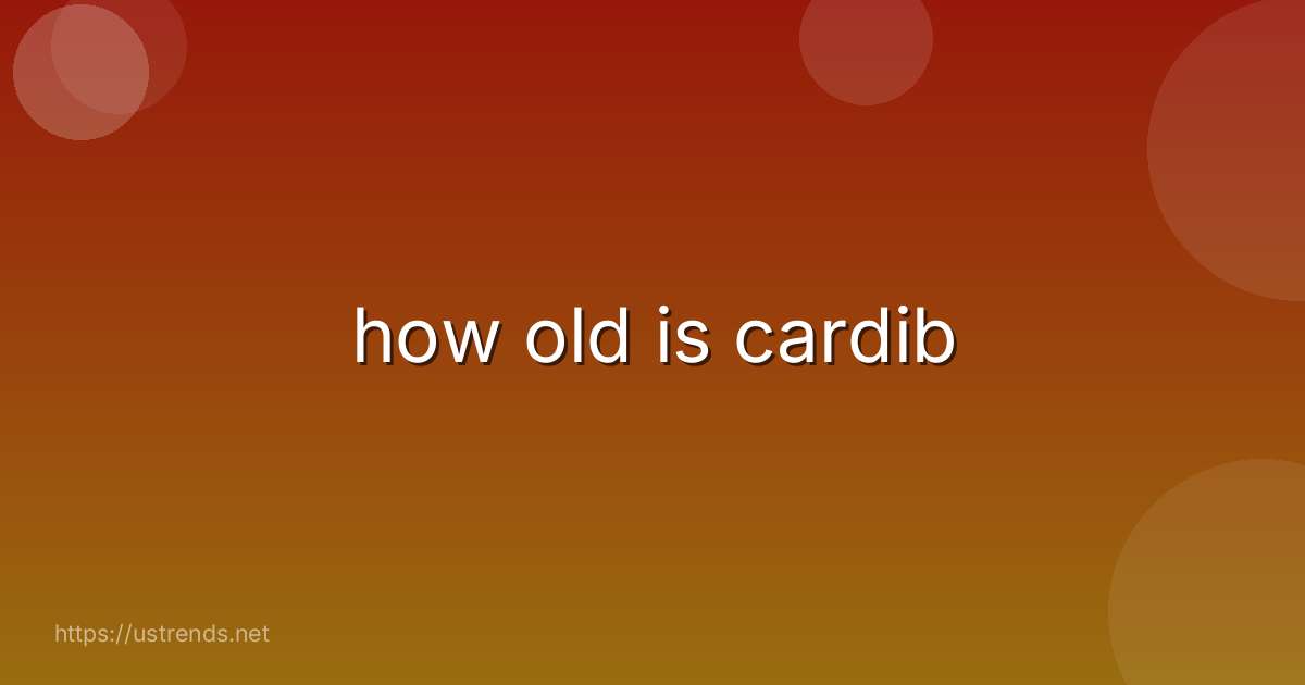 how old is cardib