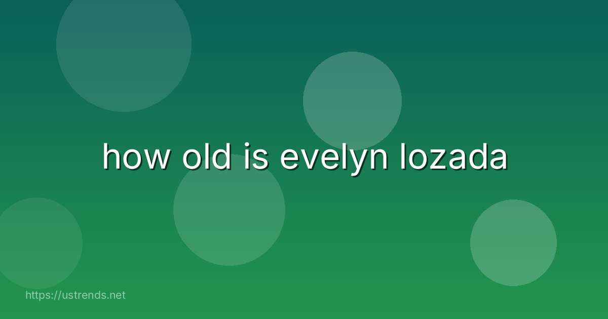 how old is evelyn lozada