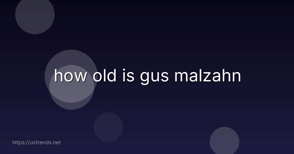 how old is gus malzahn