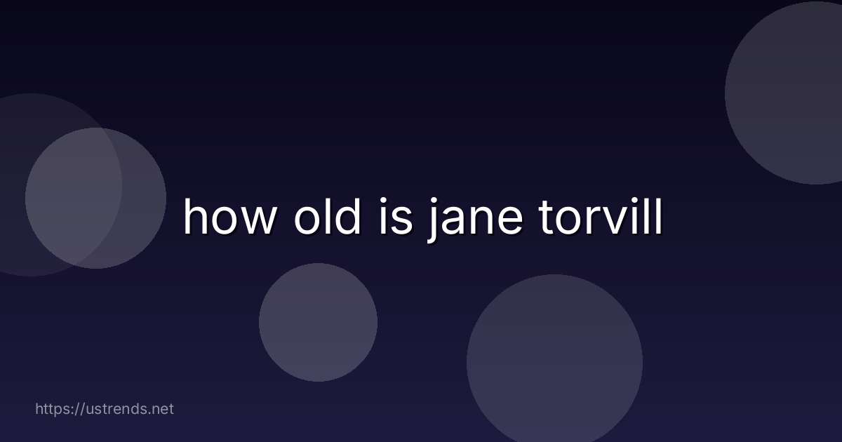 how old is jane torvill