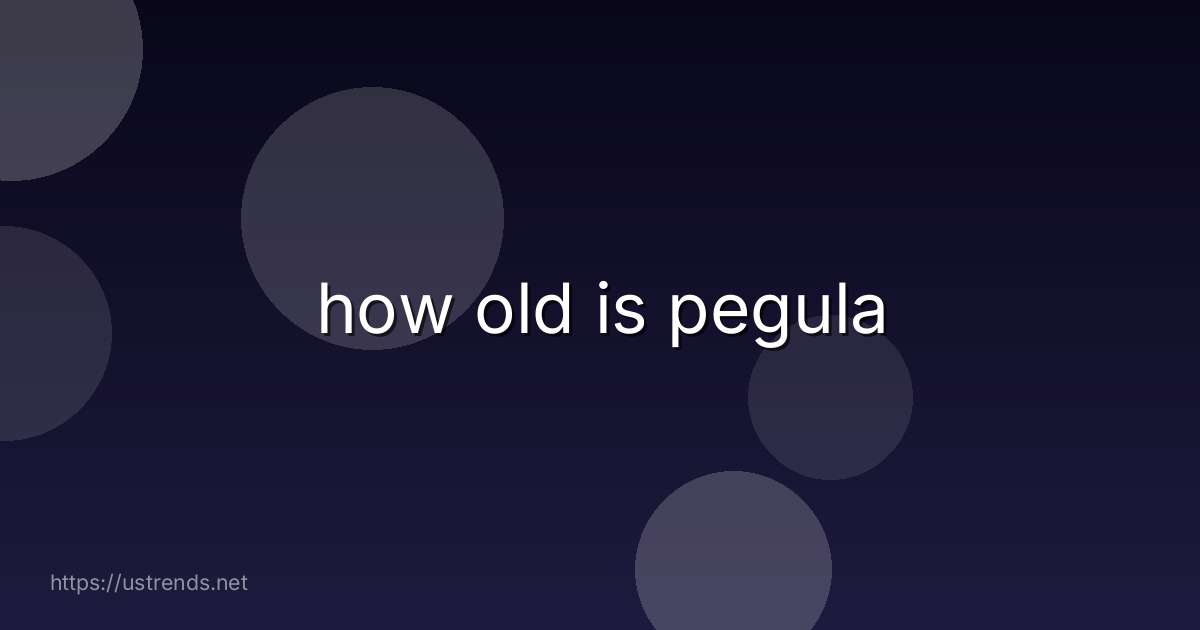 how old is pegula