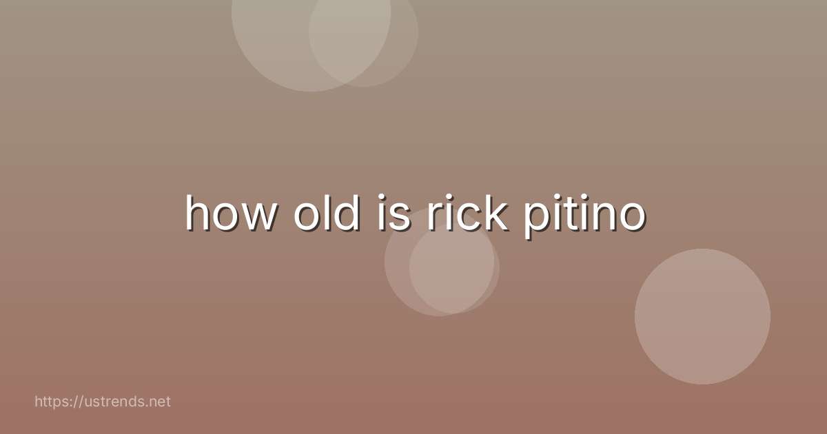 how old is rick pitino