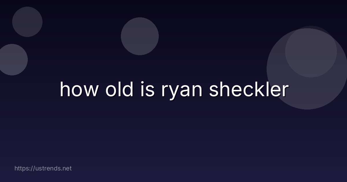 how old is ryan sheckler