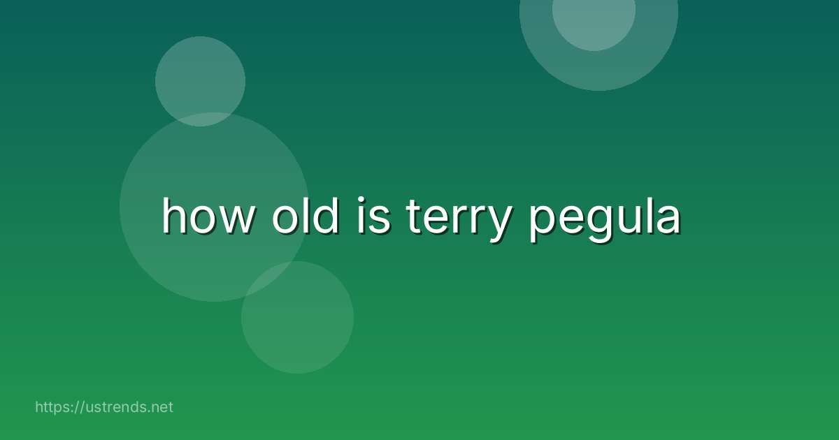 how old is terry pegula