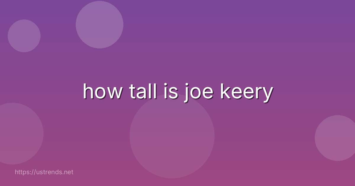 how tall is joe keery