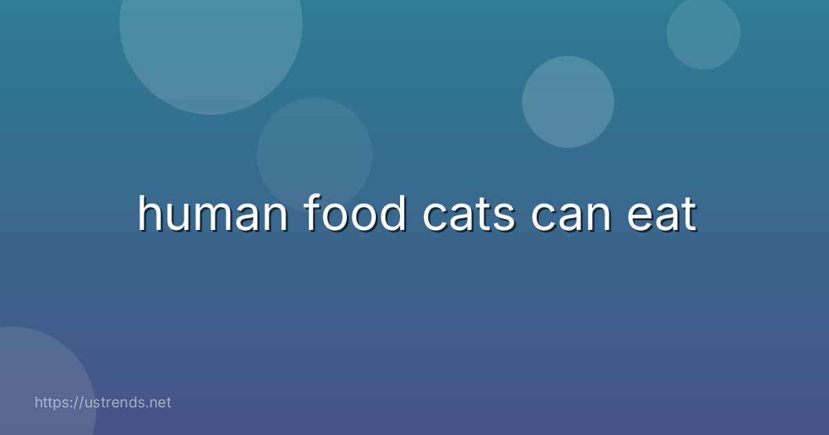 human food cats can eat
