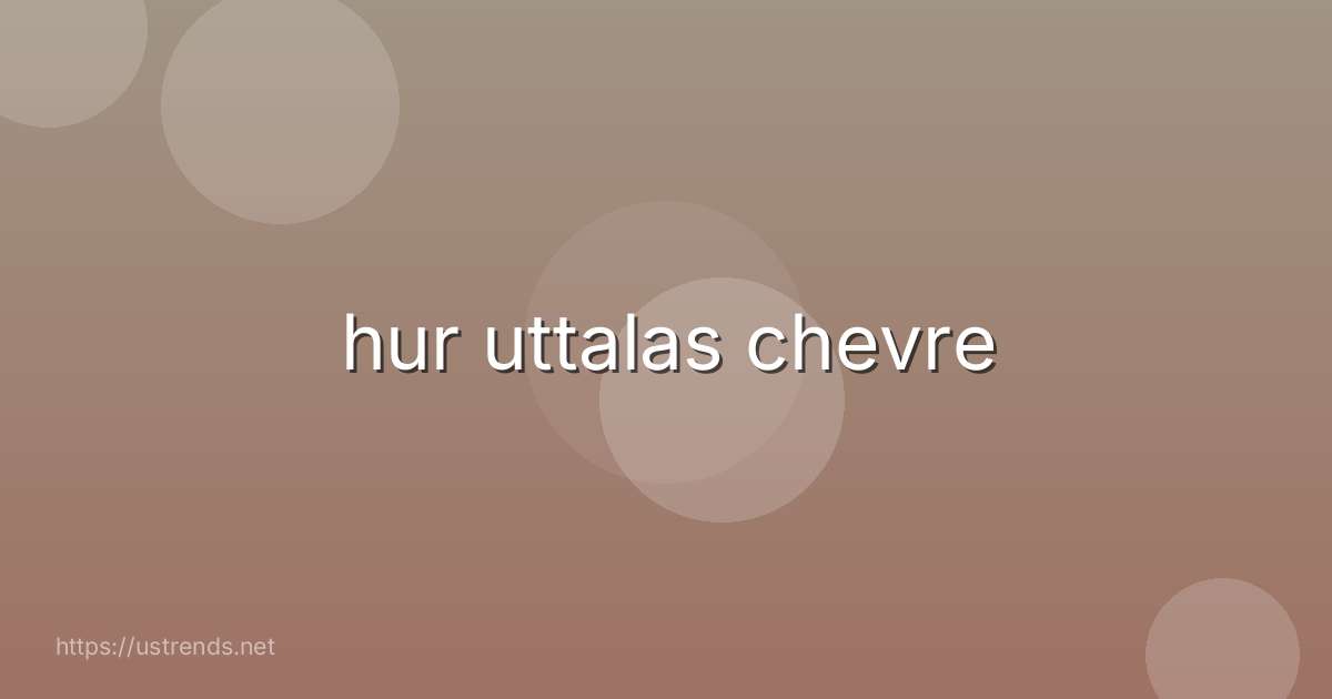 hur uttalas chevre
