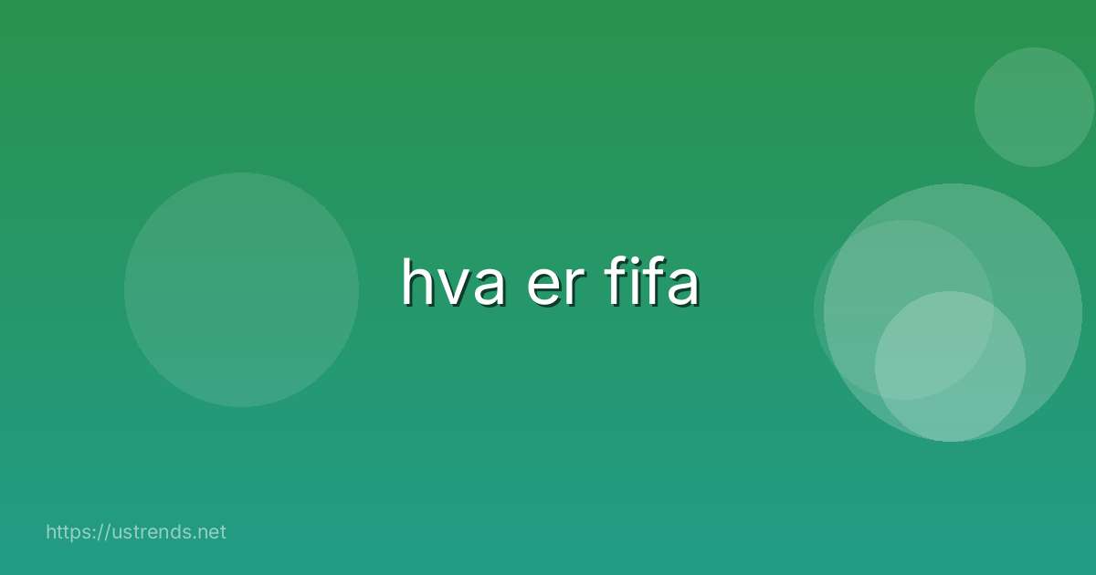 hva er fifa