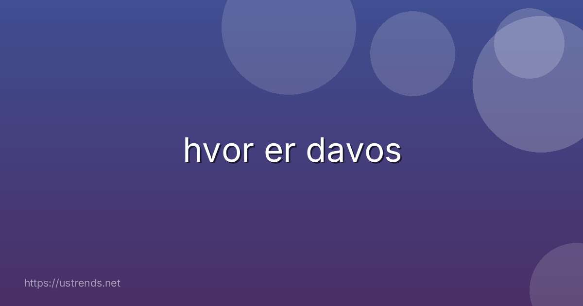 hvor er davos