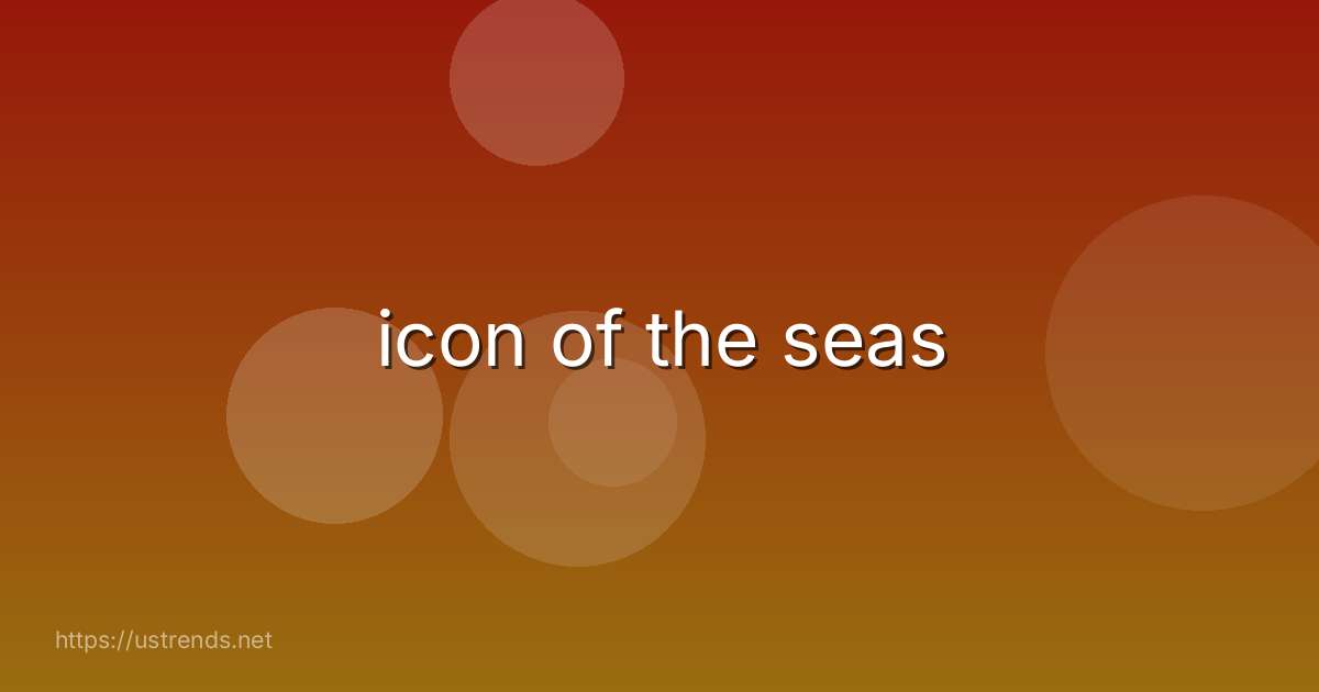 icon of the seas