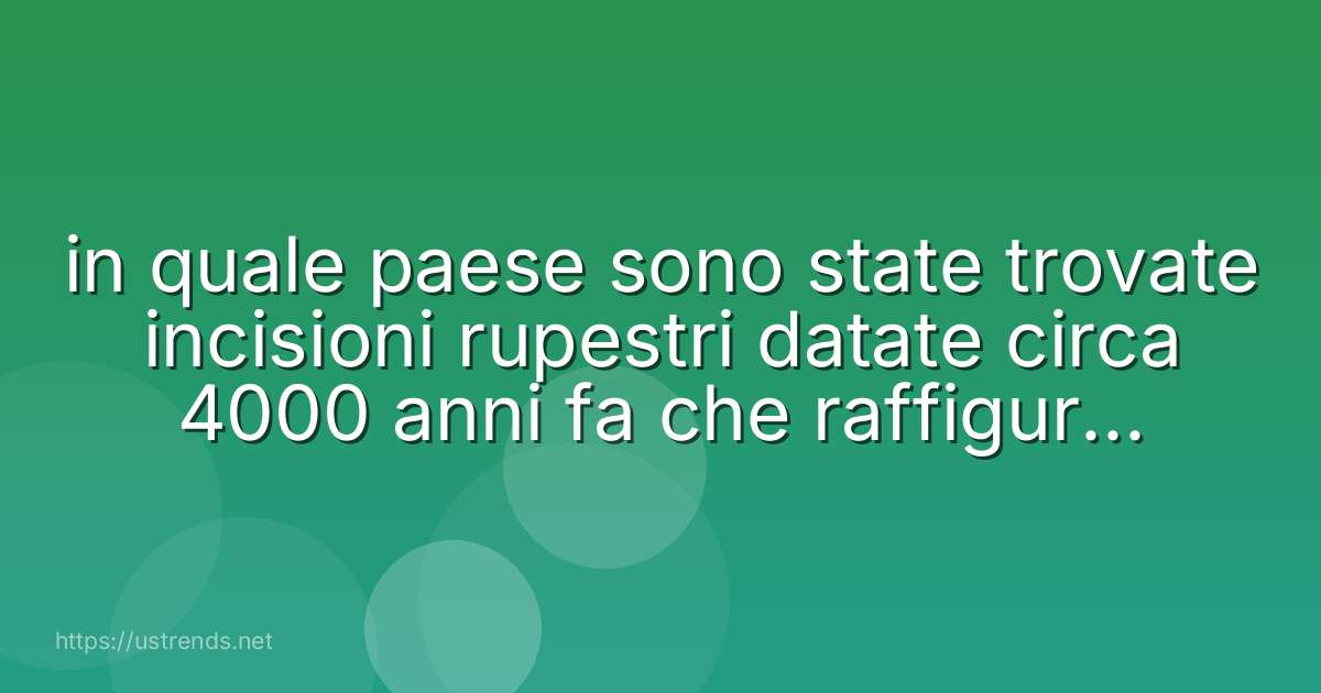 in quale paese sono state trovate incisioni rupestri datate circa 4000 anni fa che raffigurano figure con sci ai piedi?