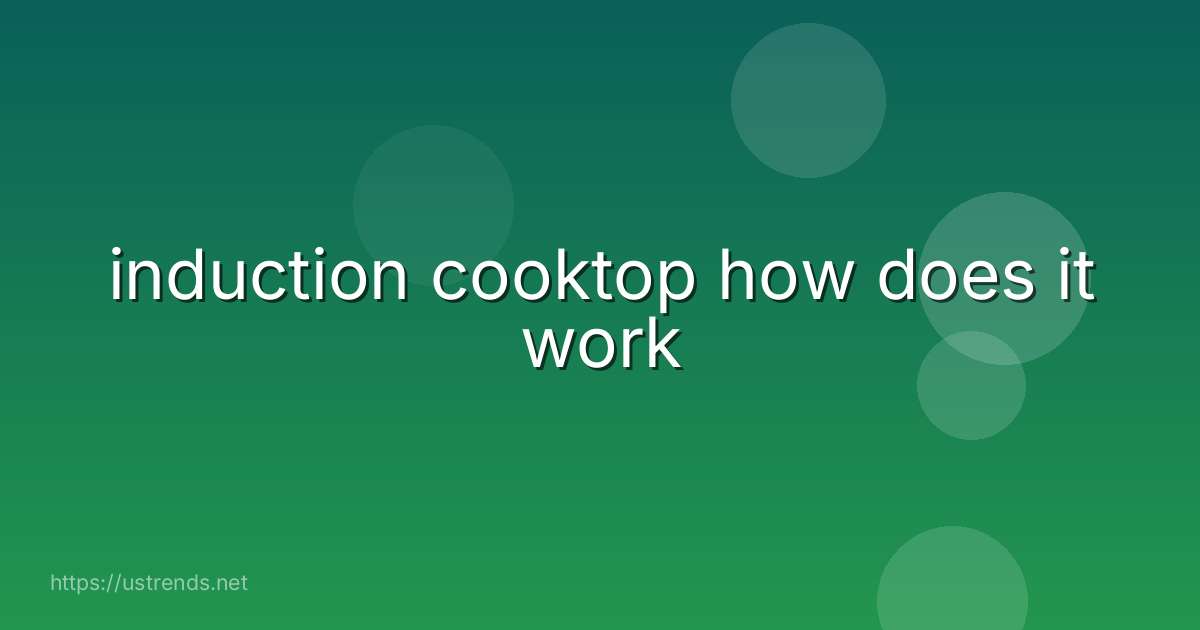 induction cooktop how does it work