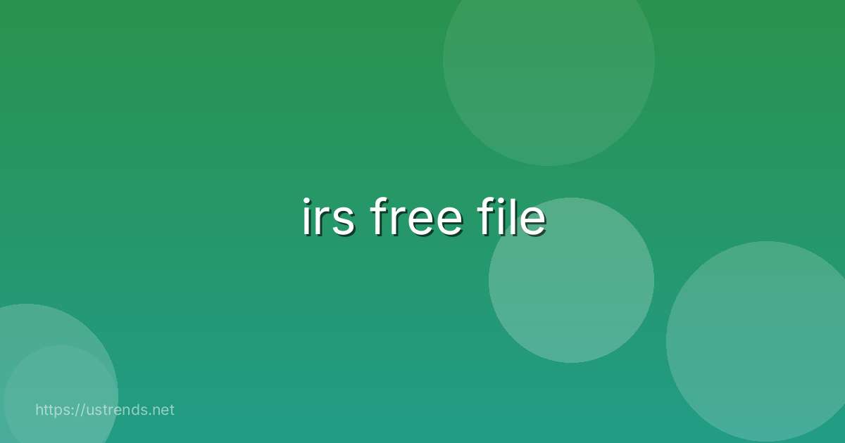 irs free file