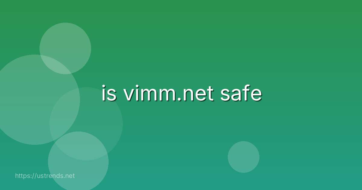 is vimm.net safe