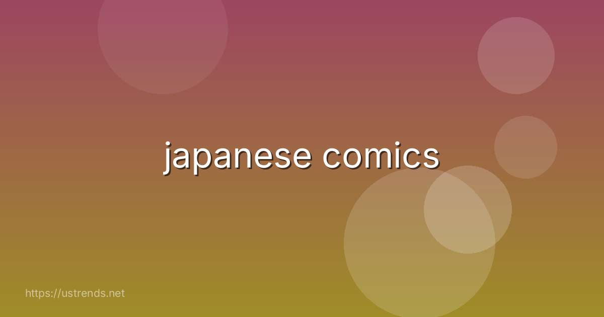 japanese comics