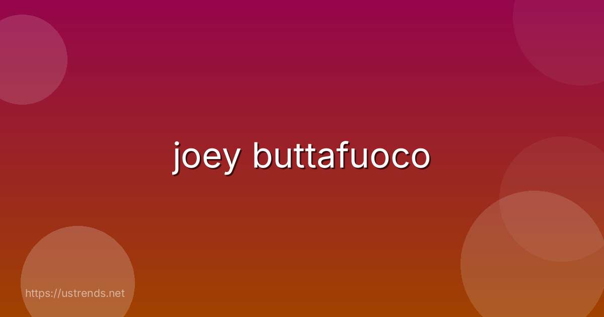joey buttafuoco