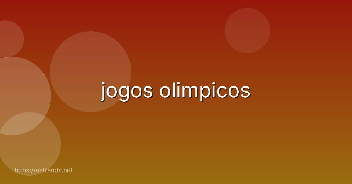 jogos olimpicos