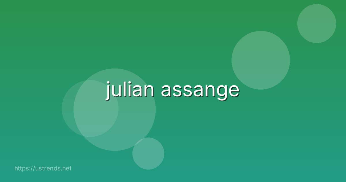 julian assange