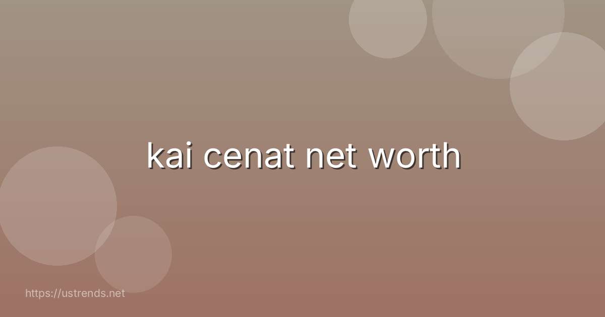 kai cenat net worth