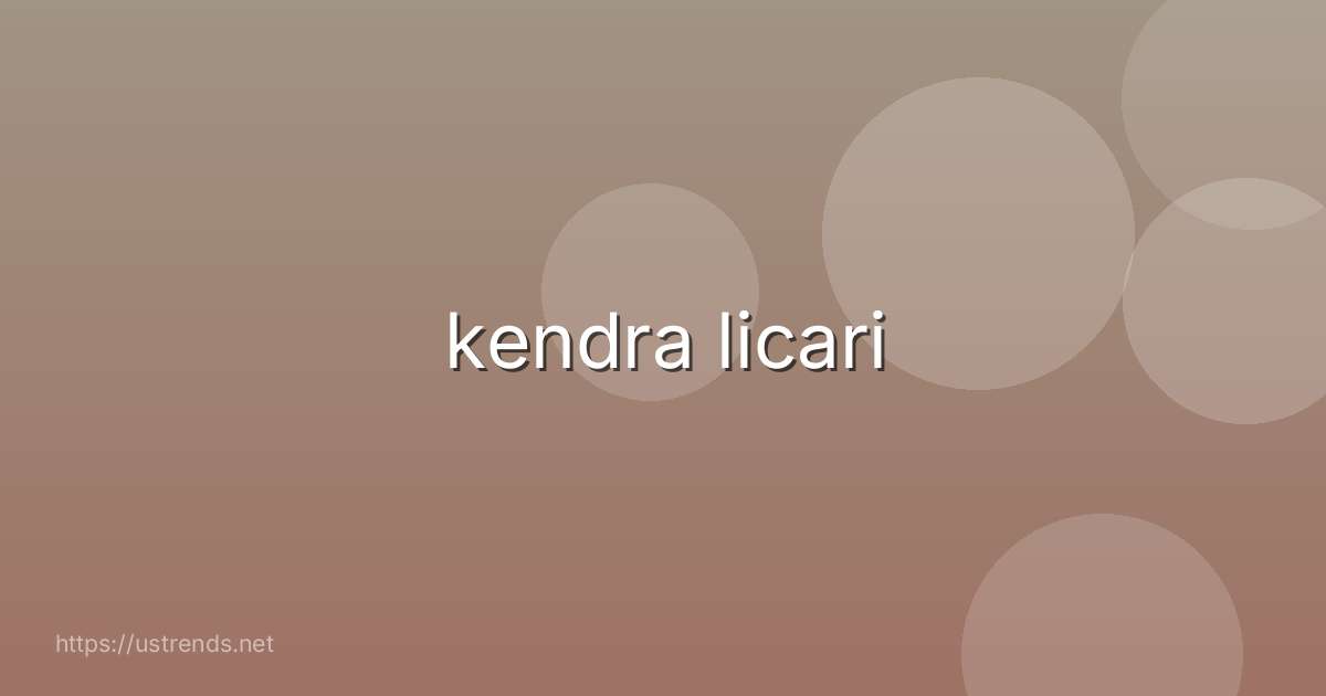 kendra licari