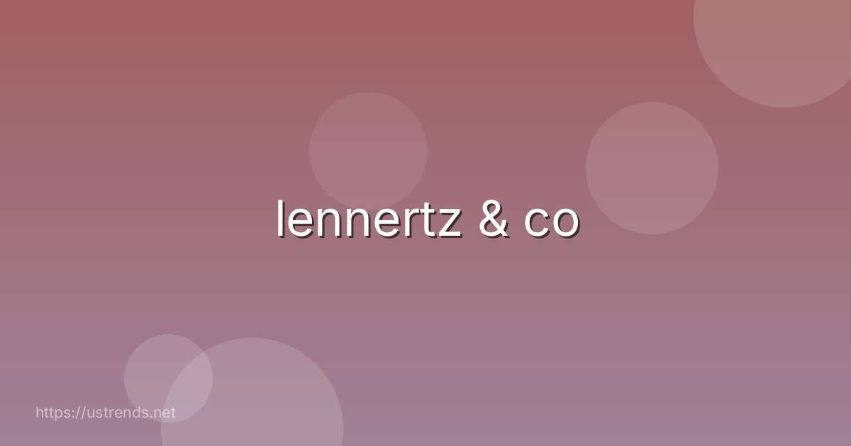 lennertz & co