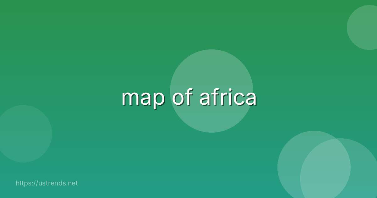 map of africa