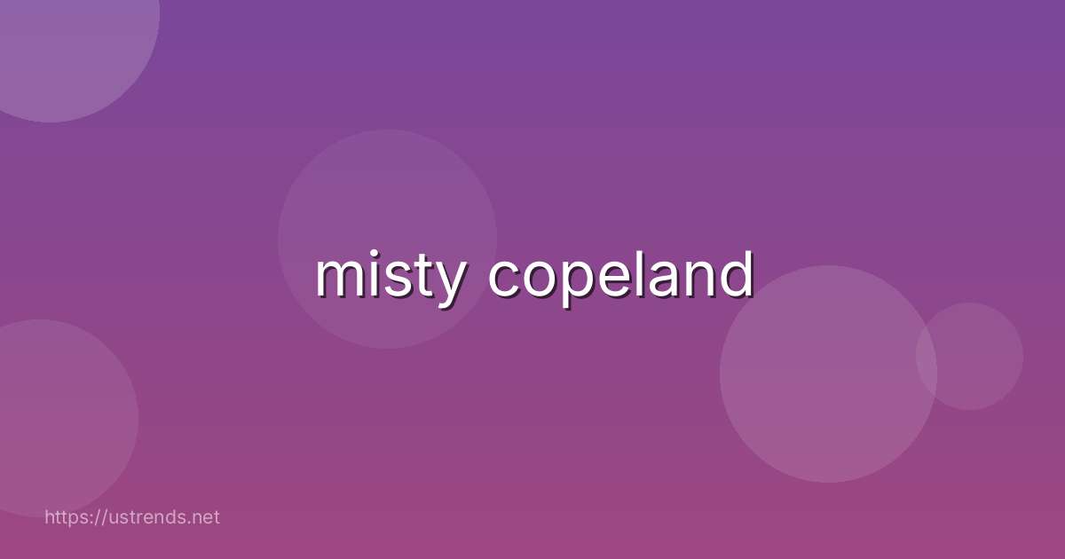 misty copeland