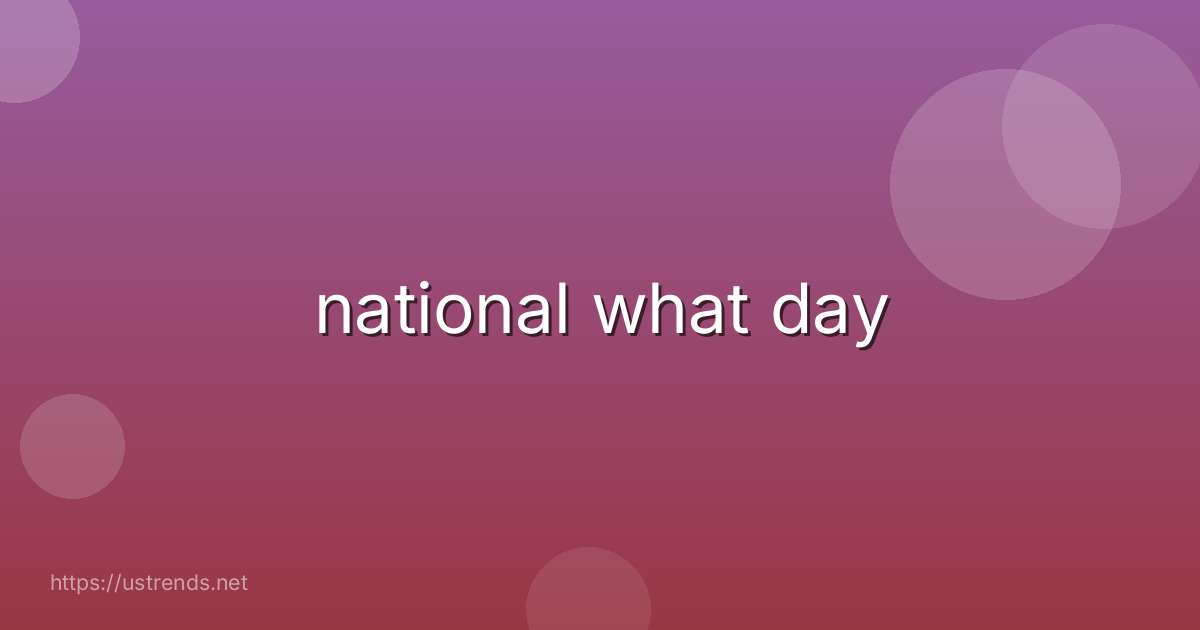 national what day