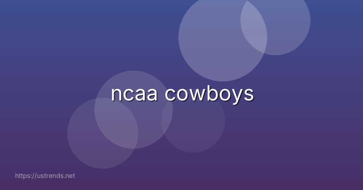 ncaa cowboys