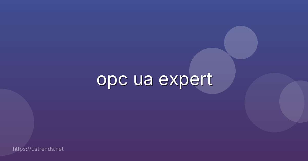 opc ua expert
