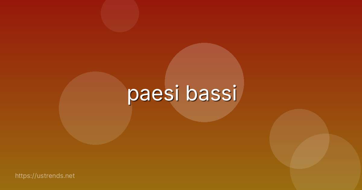 paesi bassi