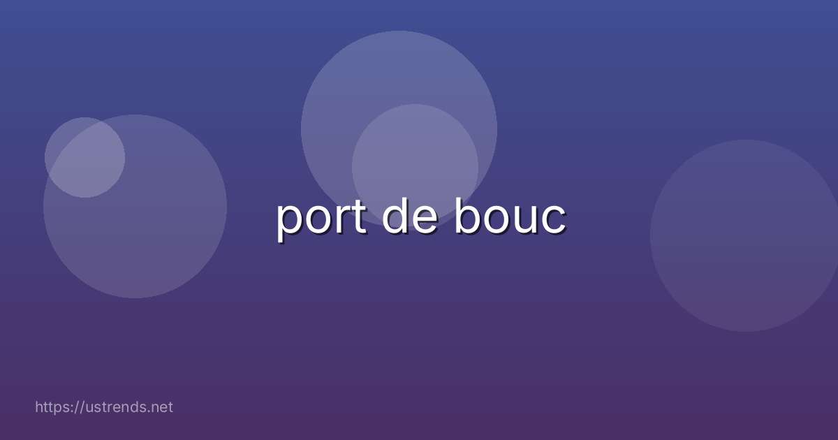 port de bouc