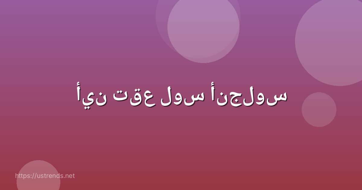 أين تقع لوس أنجلوس