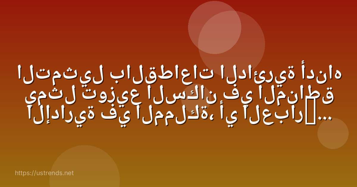التمثيل بالقطاعات الدائرية أدناه يمثل توزيع السكان في المناطق الإدارية في المملكة، أي العبارات الآتية تصف هذه البيانات بشكل صحيح؟
