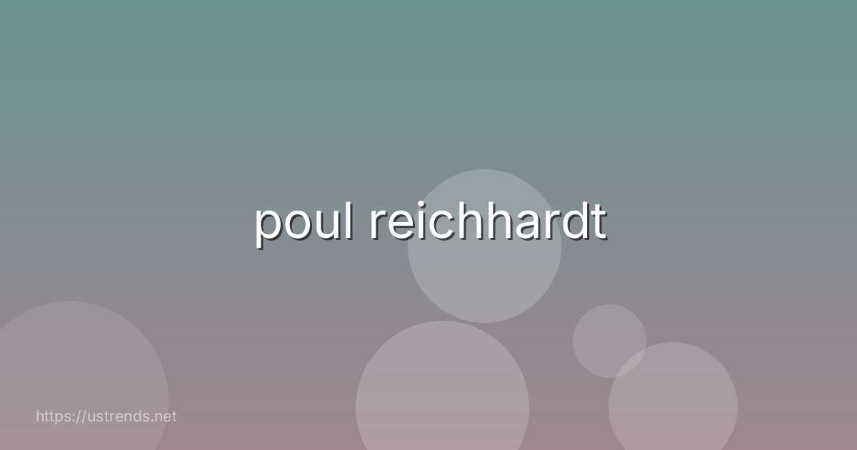 poul reichhardt