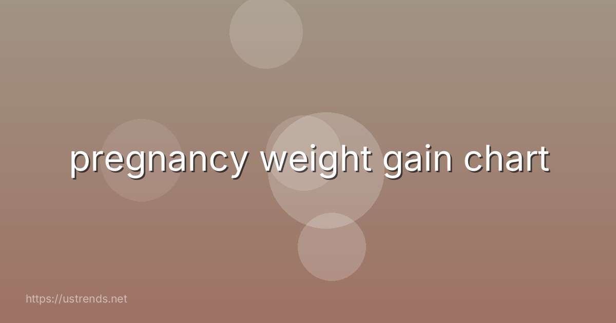 pregnancy weight gain chart