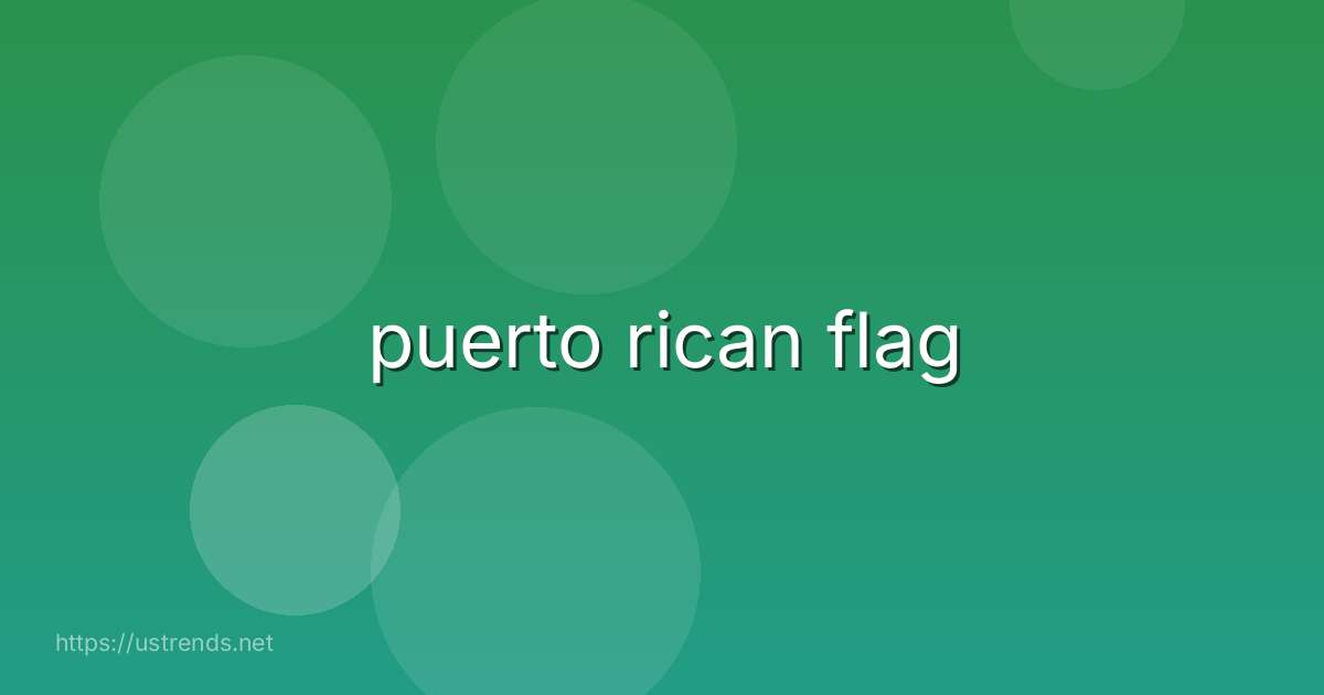 puerto rican flag