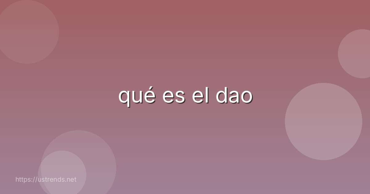 qué es el dao