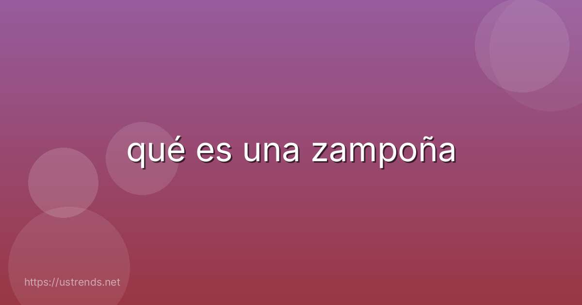 qué es una zampoña