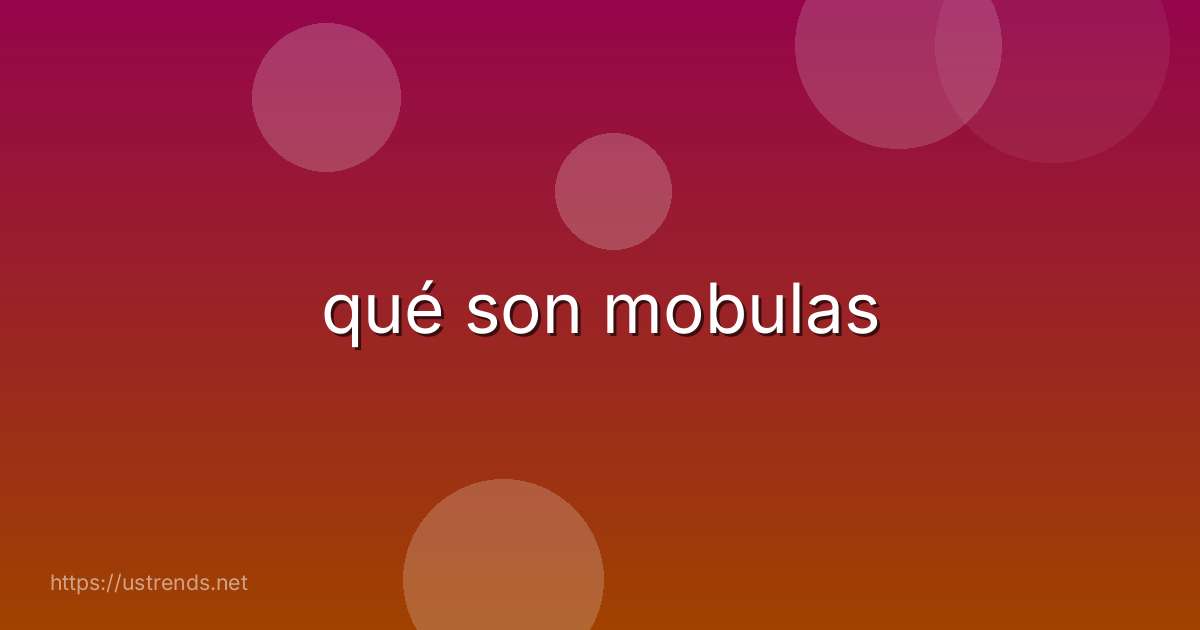 qué son mobulas
