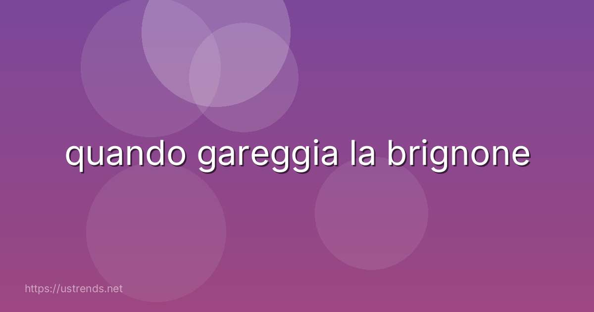 quando gareggia la brignone