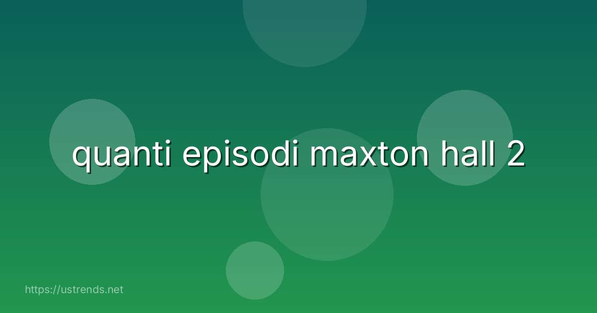 quanti episodi maxton hall 2