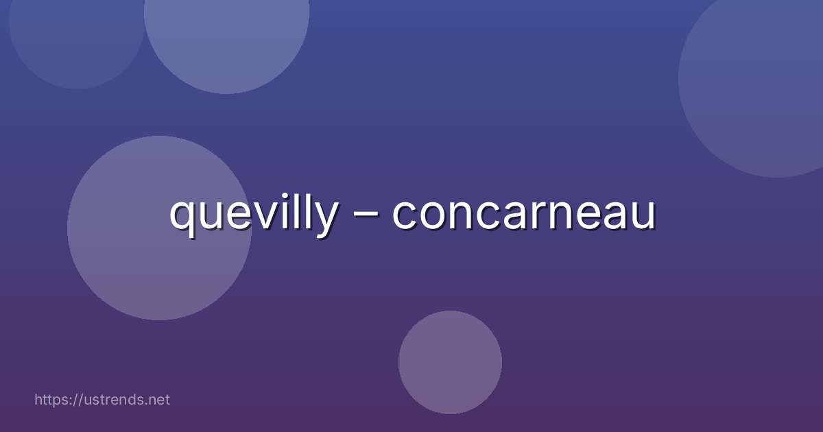 quevilly – concarneau