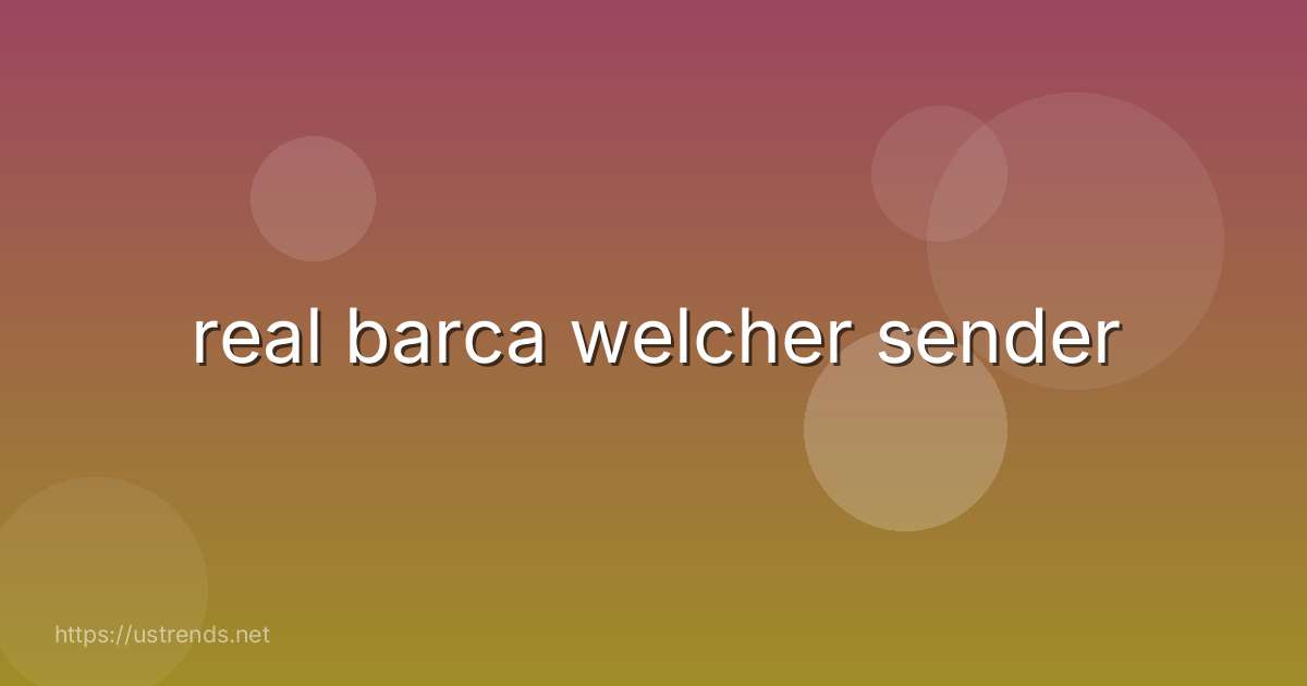 real barca welcher sender