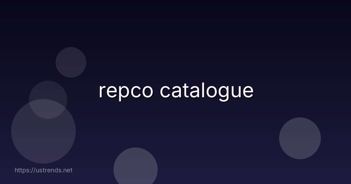 repco catalogue