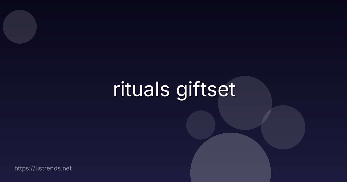 rituals giftset